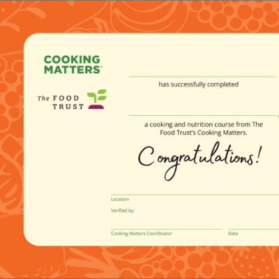 Cooking Matters, Certificates, category thumbnail